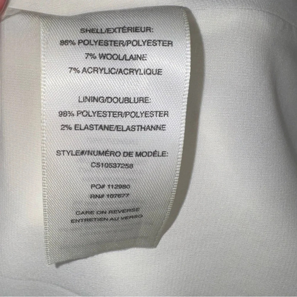 Alice + Olivia Ivory Cream Silver Metallic Shift Dress. Women’s Floral Dress - Picture 5 of 8